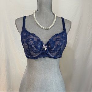 Blue Lace Victoria's Secret Bra